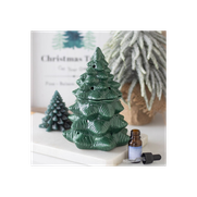 Green Fir Tree Oil Burner and Wax Warmer