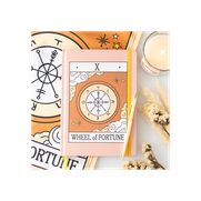 The Wheel of Fortune Vintage Tarot A5 Notebook