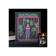 19x25cm Hanging With All My Friends Canvas Plaque by Steven Rhodes