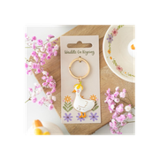 Waddle On Duck Keyring