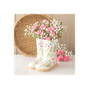 Luna Bloom Floral Print Welly Boot Planter