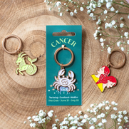 Zodiac Zest Cancer Keyring