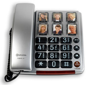 Amplicomms BigTel 40 Plus Corded Telephone Silver