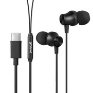 Groov-e Metallic Buds USB-C Earphones with Remote Mic & Volume Control - Black