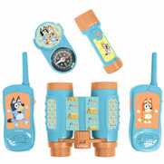 Lexibook Bluey Adventure set with Walkie Talkies Binoculars and Compass