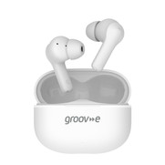 Groov-e Jive Buds True Wireless Earphones with Charging Case - White