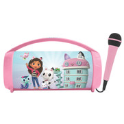 Lexibook Gabby's Dollhouse Bluetooth Speakers with Lights & Mic