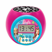 Lexibook Barbie Childrens Projector Clock with Timer