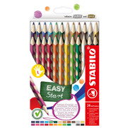 Stabilo Ergonomic Colouring Pencil Easycolors Left-Handed Pack Of 24