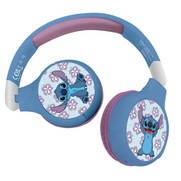 Lexibook Disney Stitch Bluetooth & Wired Foldable Headphones - Blue
