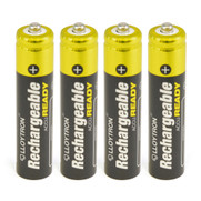 Lloytron Lloytron 4pk NIMH AccuReady Battery AAA 550mAh Ready to Use