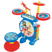 Lexibook Paw Patrol Electronic Luminous Drums Set with Seat