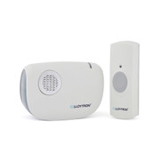 Lloytron Dingdong MIP3 Battery Operated Portable Door Chime Kit - White
