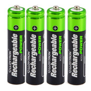 Lloytron Rechargeable Accupower AAA Ni-MH Batteries 550mAh - 4 Pack