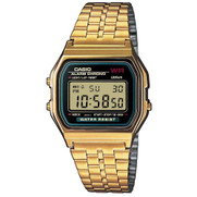 Casio Retro LCD Watch - Gold Tone