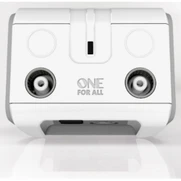 One For All 2 Way TV Signal Booster/Splitter with 4G Filter