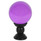 Large Purple Crystal Ball on Stand