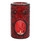 Red Pillar Crackle Glass Oil Burner