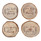 Set of 4 Printed Log Coasters