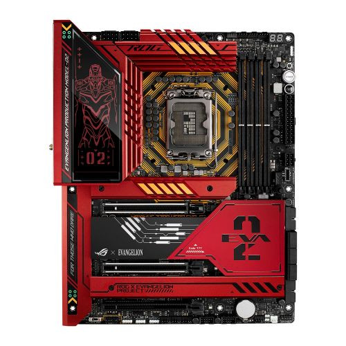 Asus ROG MAXIMUS Z790 HERO EVA-02, Intel Z790, 1700, ATX, 4 DDR5, HDMI, 2 Thunderbolt, Wi-Fi 6E, 2.5G LAN, PCIe5, Hyper M.2 Card, RGB, 5x M.2