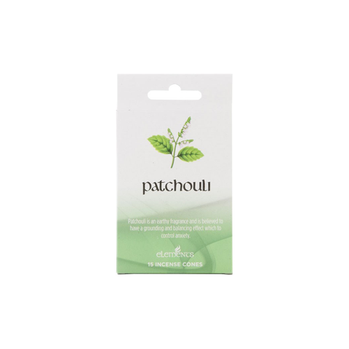 Set of 12 Packets of Elements Patchouli Incense Cones