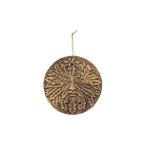 Bronze Terracotta Green Man Plaque