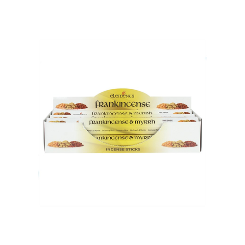 Set of 6 Packets of Elements Frankincense and Myrrh Incense Sticks