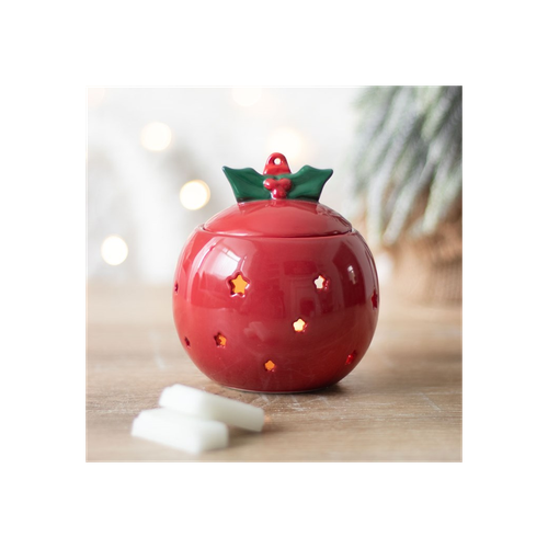 Red Bauble Oil Burner