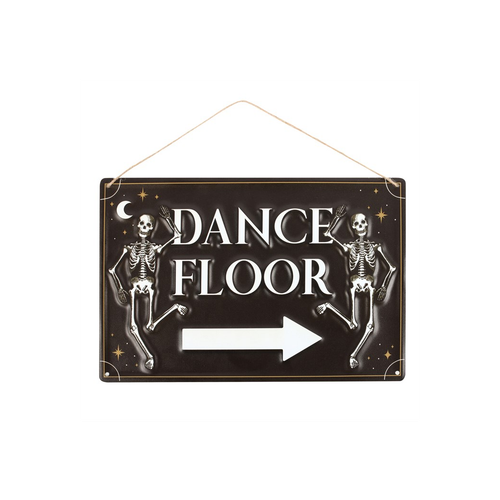 Dance Floor Hanging Metal Sign
