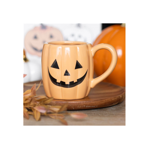 Jack-o'-Lantern Pumpkin Shaped Mug