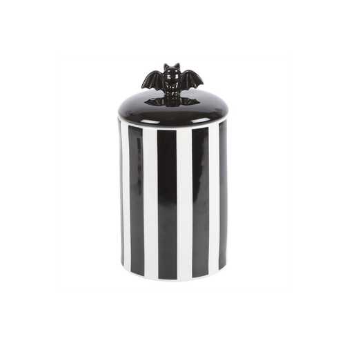 Striped Bat Storage Jar