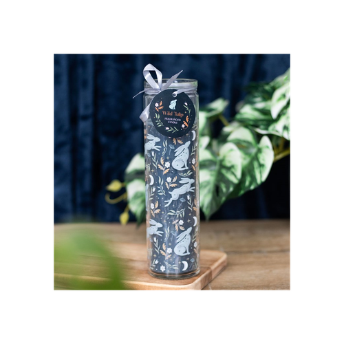 Midnight Hare Wild Tulip Tube Candle