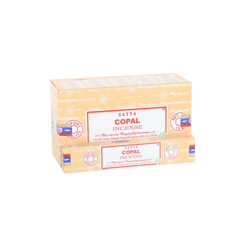 Set of 12 Copal Incense Sticks by Satya (12/50)