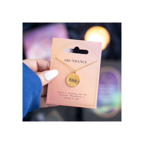 888 Angel Number Abundance Necklace