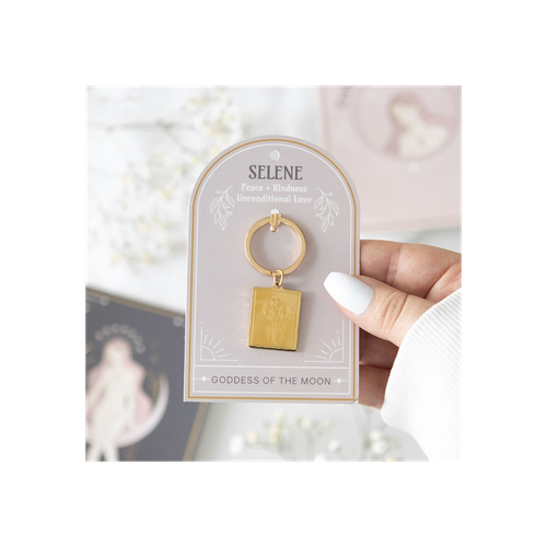 Selene Goddess Talisman Keyring