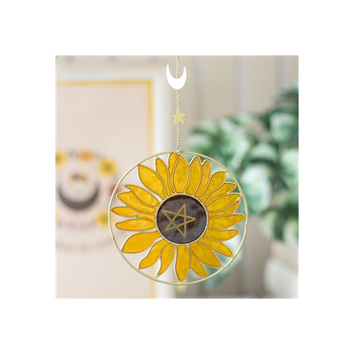 Bee Radiant Sunflower Suncatcher