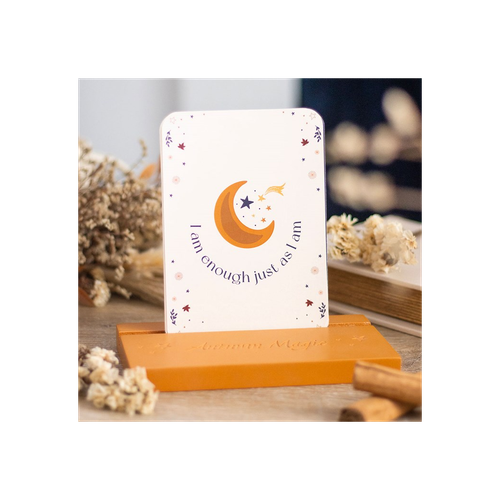 Autumn Magic Affirmation Cards with Wooden Stand
