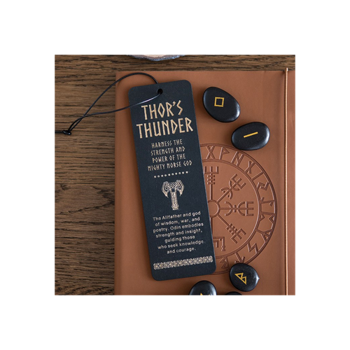 Thor's Thunder Wooden Bookmark