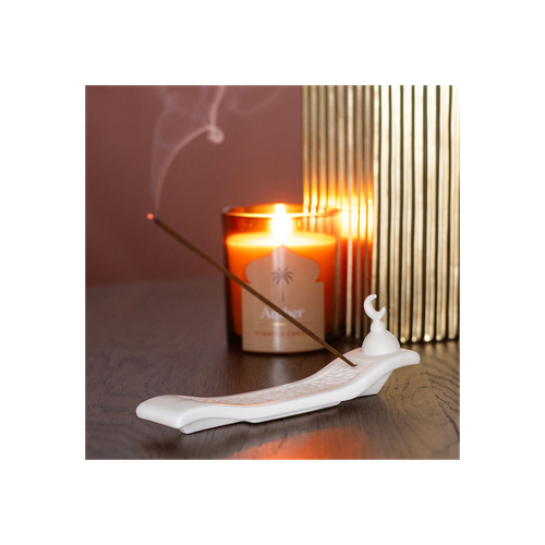 Geometric Crescent Moon Incense Ash Catcher