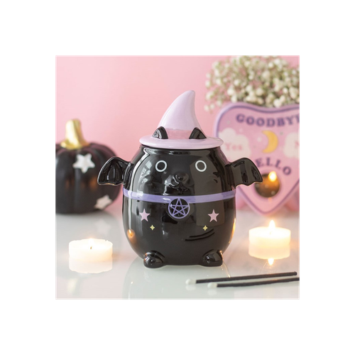 Pastel Bat Cat Oil Burner