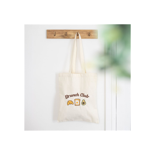 Brunch Club Embroidered Tote Bag