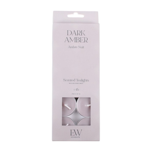 Pack of 10 Dark Amber Scented Tealights