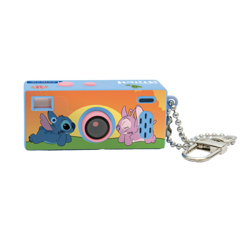 Lexibook Disney Stitch Keychain Miniature Digital Camera with built-in Flash Memory