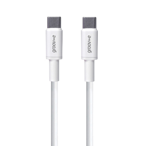 Groov-e USB-C to USB-C Charging Cable 3M - White