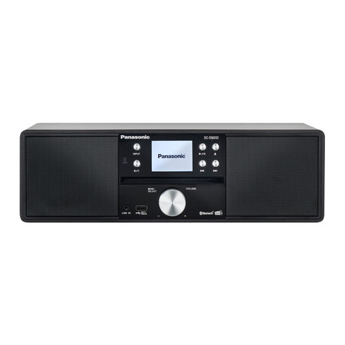 Panasonic 24W Bluetooth Compact Hi-FI CD System with FM/ DAB Radio - Black
