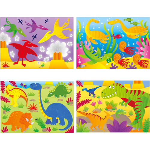 Galt 4 in 1 Puzzle Box Dinosaurs