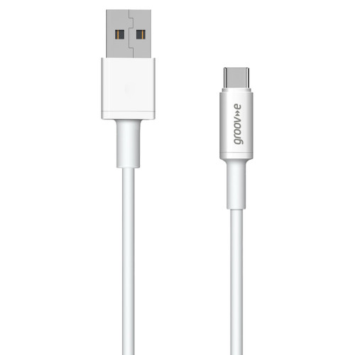 Groov-e USB-C to USB-A Charging Cable 2M - White
