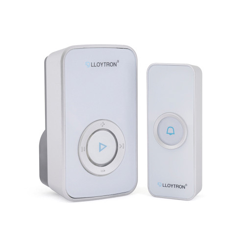 Lloytron Melody MIP3 Plugin Door Chime Kit - White
