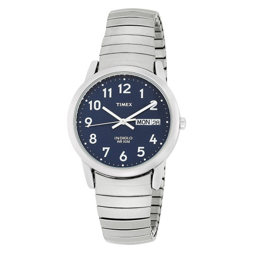 Timex Mens Indiglo Easy Reader Watch with Day & Date