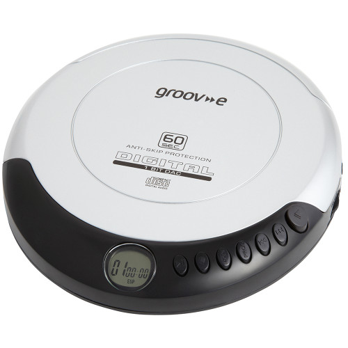 Groov-e Retro Series Personal CD Player - Silver